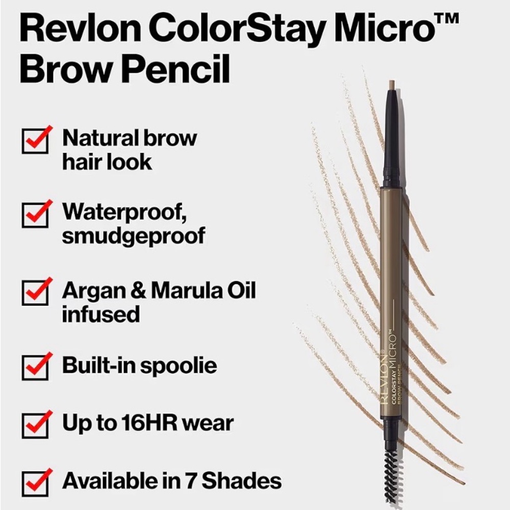 Revlon ColorStay Micro Brow Pencil Blonde 450 - Picture 3 of 5